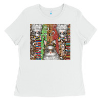 White easter Ladies Tee - CowhideDigitalArt
