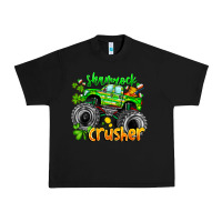 Black Shamrock Crusher Urban Heavy Tee - CowhideDigitalArt