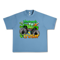 Pebble Blue Shamrock Crusher Urban Heavy Tee - CowhideDigitalArt