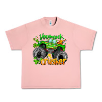 Salmon Shamrock Crusher Urban Heavy Tee - CowhideDigitalArt