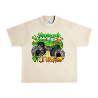 Sandshell Shamrock Crusher Urban Heavy Tee - CowhideDigitalArt