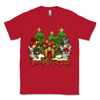 Red merry christmas gnomies Classic Tee - BarkalooDesign