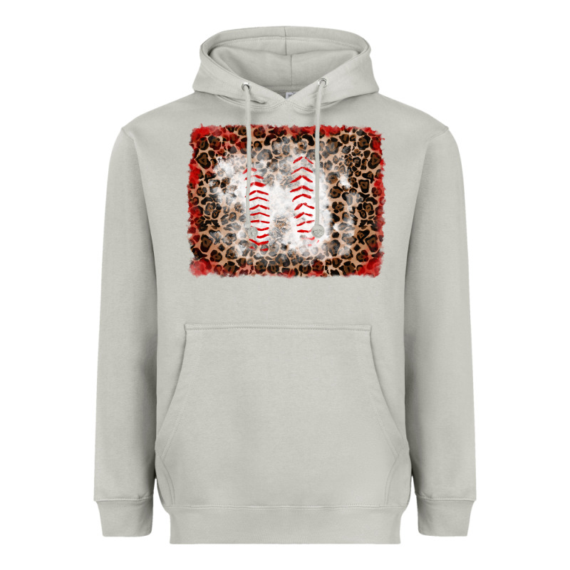 Baseball Leopard Background Heavyweight Hoodie by RanaPortraitStore | Teevron