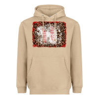 Mushroom baseball leopard background Heavyweight Hoodie - RanaPortraitStore