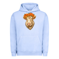 Pigment Grape Ice Charolais Cow Urban Hoodie - RanaPortraitStore