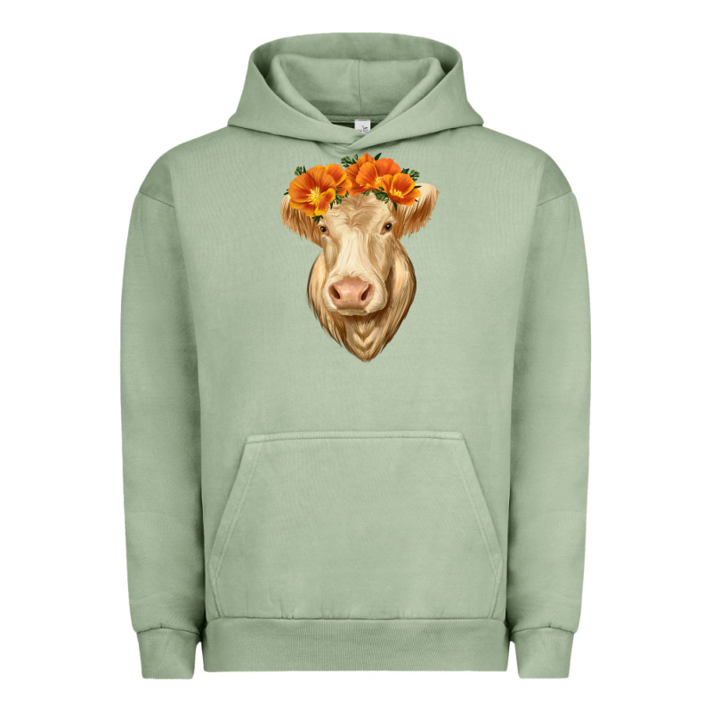 Charolais Cow Urban Hoodie by RanaPortraitStore | Teevron