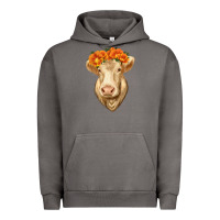 Pigment Tornado Charolais Cow Urban Hoodie - RanaPortraitStore