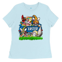 Baby Blue easter Ladies Tee - CowhideDigitalArt