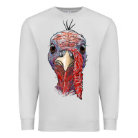 Dove Grey gobble face Premium Sweatshirt - RanaPortraitStore