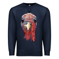 Navy gobble face Premium Sweatshirt - RanaPortraitStore