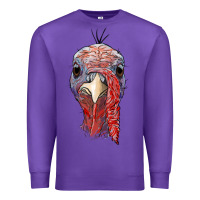 Purple gobble face Premium Sweatshirt - RanaPortraitStore