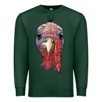 Sports Green gobble face Premium Sweatshirt - RanaPortraitStore