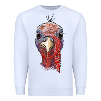 White gobble face Premium Sweatshirt - RanaPortraitStore