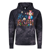 Cloud Black he is risen cross Vintage Hoodie - Artiststas