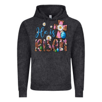 Vintage Black he is risen cross Vintage Hoodie - Artiststas