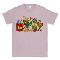 Lilac Mexico Coffee Cups With Cactus Sombrero And Maraca Classic Tee - FaDigitalArtStudio