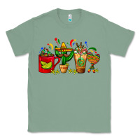 Sage Mexico Coffee Cups With Cactus Sombrero And Maraca Classic Tee - FaDigitalArtStudio