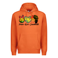 Carrot peace love juneteenth Premium Hoodie - BarkalooDesign