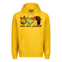 Lemon peace love juneteenth Premium Hoodie - BarkalooDesign