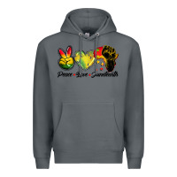 Rock peace love juneteenth Premium Hoodie - BarkalooDesign
