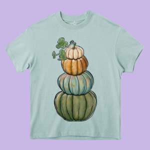 Pumpkins Heavy Core Tee Designed By Ranaportraitstore