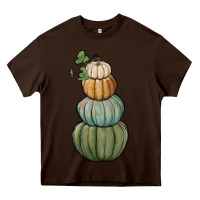 Chocolate Brown pumpkins Heavy Core Tee - RanaPortraitStore