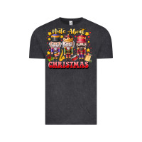 Vintage Black Nuts About Christmas Vintage Tee - CowhideDigitalArt