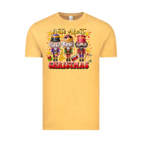 Vintage Mustard Nuts About Christmas Vintage Tee - CowhideDigitalArt