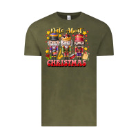 Vintage Olive Nuts About Christmas Vintage Tee - CowhideDigitalArt
