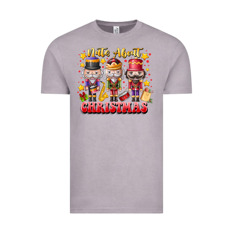Nuts About Christmas Vintage Tee by CowhideDigitalArt | Teevron