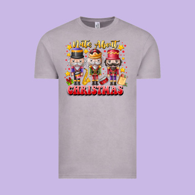 Nuts About Christmas Vintage Tee Designed By Cowhidedigitalart