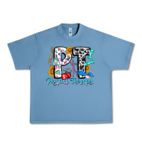 Pebble Blue pt therapy Urban Heavy Tee - CowhideDigitalArt