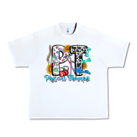 White pt therapy Urban Heavy Tee - CowhideDigitalArt