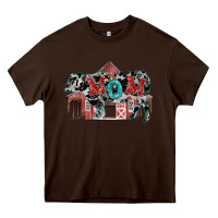 Chocolate Brown Mom cow Mother's Day Heavy Core Tee - FaDigitalArtStudio