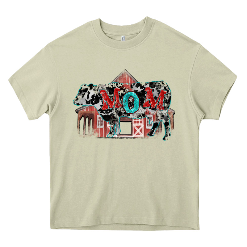 Mom Cow Mother's Day Heavy Core Tee by FaDigitalArtStudio | Teevron