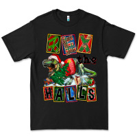 Black Rex The Halls Premium Tee - FaDigitalArtStudio