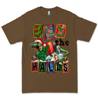 Cacao Rex The Halls Premium Tee - FaDigitalArtStudio