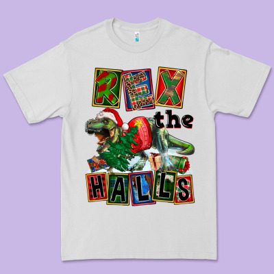 Rex The Halls Premium Tee Designed By Fadigitalartstudio