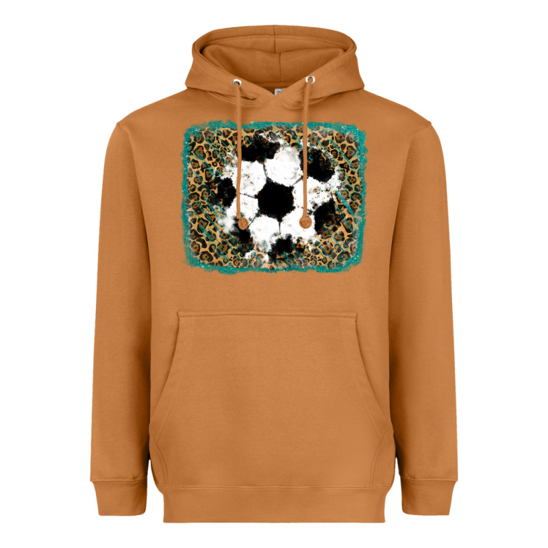 Glitter Football Leopard Heavyweight Hoodie by RanaPortraitStore | Teevron