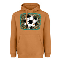Meerkat glitter football leopard Heavyweight Hoodie - RanaPortraitStore