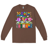 Chestnut 100 Days Of Making The Whole Class Shimmer Long Sleeve Tee - CowhideDigitalArt