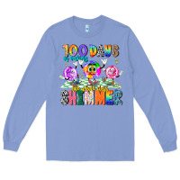 Colony Blue 100 Days Of Making The Whole Class Shimmer Long Sleeve Tee - CowhideDigitalArt