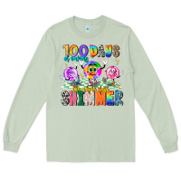 Matcha 100 Days Of Making The Whole Class Shimmer Long Sleeve Tee - CowhideDigitalArt