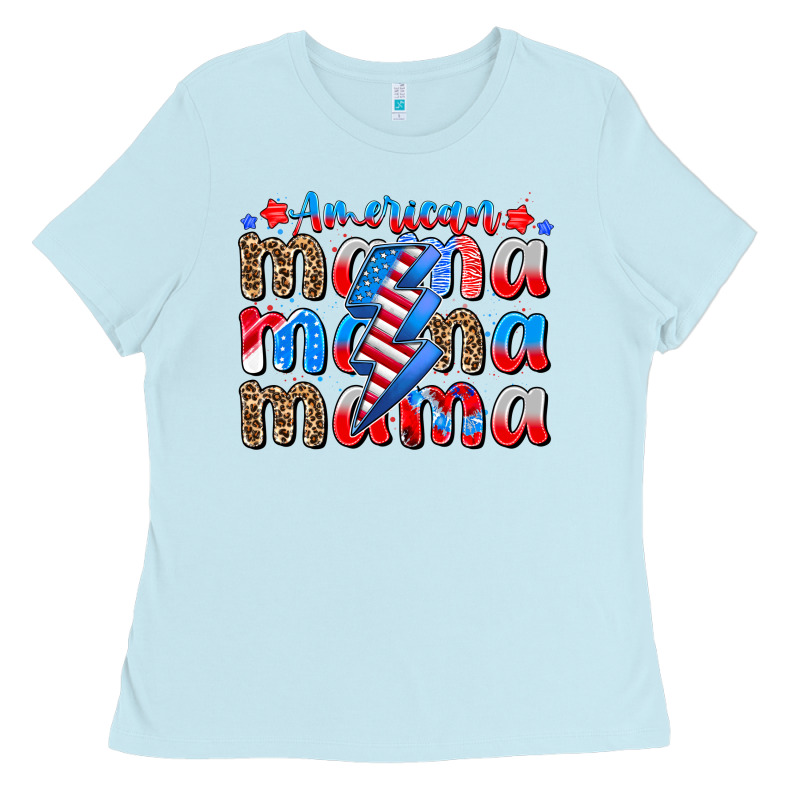 American Mama Ladies Tee by CowhideDigitalArt | Teevron