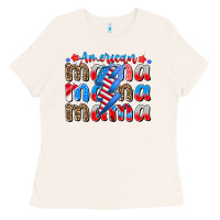 Bone american mama Ladies Tee - CowhideDigitalArt