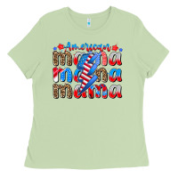 Matcha american mama Ladies Tee - CowhideDigitalArt