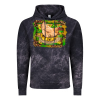 Cloud Black st patricks day farm chicken gold eggs leopard serape glitter Vintage Hoodie - Artiststas