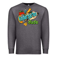 Charcoal Heather kindergarten grade dude Premium Sweatshirt - RanaPortraitStore