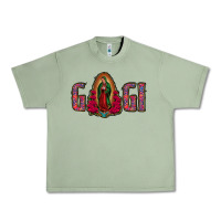 Oil Green Gigi Lady Of Guadalupe Urban Heavy Tee - Jasminsmagicworld
