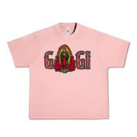 Salmon Gigi Lady Of Guadalupe Urban Heavy Tee - Jasminsmagicworld
